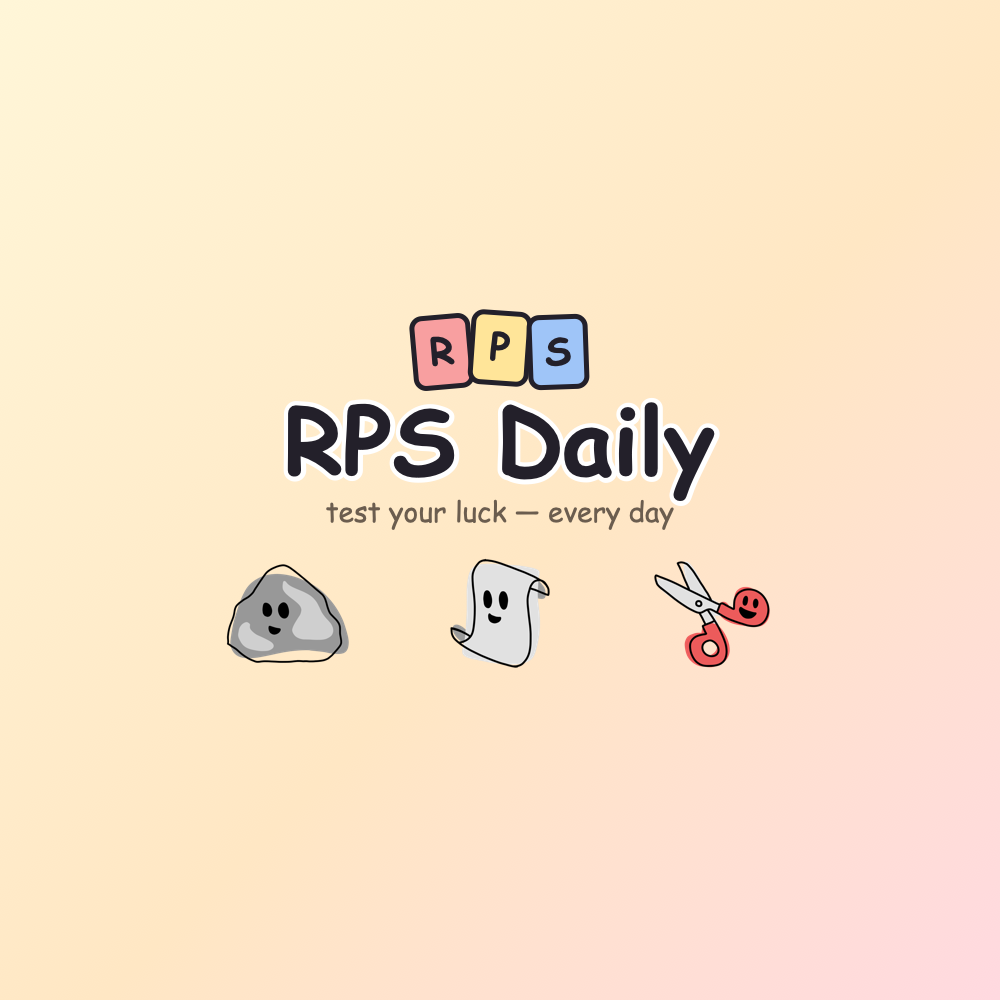 RPS Daily — a new Rock Paper Scissors puzzle every day